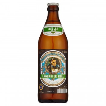 Пиво Augustiner Lagerbier Hell (Августинер Лагербир Хелл) светлое фильтрованное 0,5 л х 20 ст.бут.