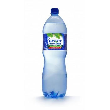 Питьевая вода Букет Чувашии газированная  1,5 л x 6 ПЭТ