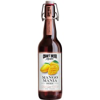 Пиво Craft Beer Master Mango Mania (Крафт Бир Мастер Манго Мания) светлое нефильтрованное 0.5л ст.бут 