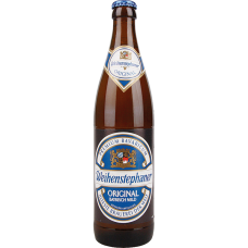 Пиво ВАЙНШТЕФАН ОРИГИНАЛ светлое 0,5 л. х 20 ст.бут. 5,1 %/ Weihenstephan ORIGINAL