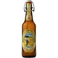 Пиво Хиршебрауерай "Око Бир" светлое экологичное 5,2 % 0,5 x 20 бут./ Allgauer Oko Bier