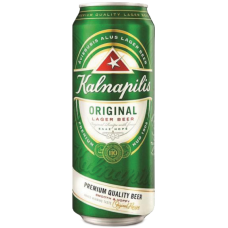 Пиво KALNAPILS ORIGINAL светлое алк.5,0% 0,568 x 24 БАНКА /Литва