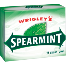 Жев. резинка Wrigley`s Spearmint (Вкус мяты) 1 x 10 шт. (блок) / США