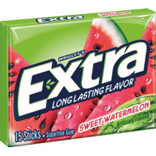 Жев. резинка Wrigley`s EXTRA Sweet Watermelon (Сочный арбуз) 1 x 10 шт. (блок) /США