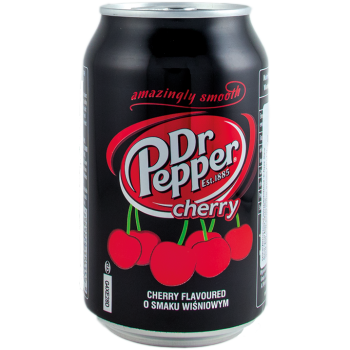 Напиток б/алк Доктор Пеппер Черри 0,33 x 24!!! ж/б / Dr. Pepper