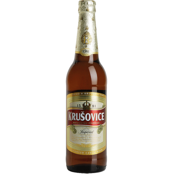 Пиво Крушовице Империал светлое 5% 0,5 x 20 ст.бут /Krusovice Imperial