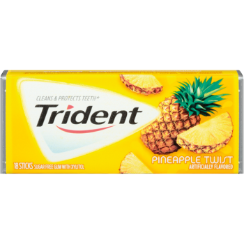Жев. резинка Trident Pineapple Twist 1 x 12 шт. (блок) / США