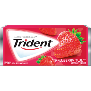Жев. резинка Trident Strawberry Twist 1 x 12 шт. (блок) / США