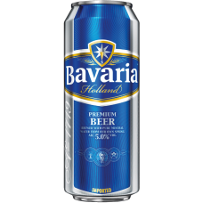 Пиво Бавария (БАНКА) светлое 0,5 л. х 24 .алк.5.0% / Нидерланды.