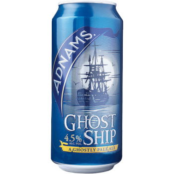 Пиво Аднамс Хост Шип светлое пастериз. фильтр. 4,5% /КРАФТ/ 0,44 x 24 БАНКА / Adnams Ghost Ship