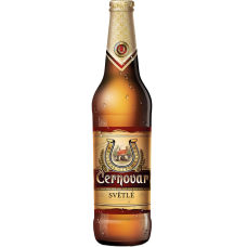 Пиво Черновар светлое 4,9% 0,5 х 20 бут. / Cernovar, Чехия.
