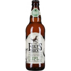 Пиво Фоксес Рок Индиа Пейл Лагер ИПЛ светлое паст фильтр 5,2 % ст.бут 0,5 x 12 / The Foxes Rock IPL India Pale Lager