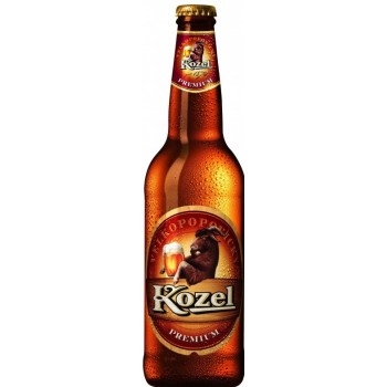 Пиво светлое фильтрованное пастеризованное Козел Премиум Лагер 4,6% 0,5x20 ст. бут./Velkopopovicky Kozel Premium
