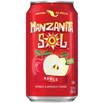 Напиток б/алк MANZANITA SOL APPLE (Солнечное яблоко) 0,355 х 12 ж/б, (США)