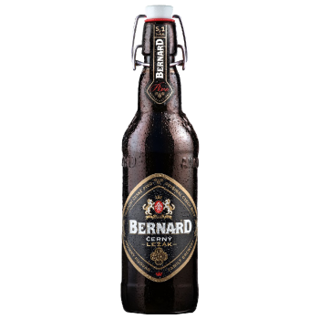 Пиво Бернард Черни Лежак темное непастер фильтров 0.5 x 20 ст. бут алк. 5,0% /Bernard Cerny Lezak