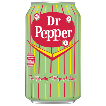 Напиток б/алк Доктор Пеппер REAL SUGAR 0,355 x 12 ж/б / Dr. Pepper (США)