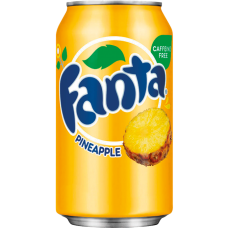 Напиток б/алк. Фанта Ананас 0,355 х 12 ж/б / Fanta Pineapple, США.