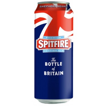 Пивной напиток Спитфайр светлый фильтрованный 0,5 x 24 ж/б. 4,2 % / Spitfire