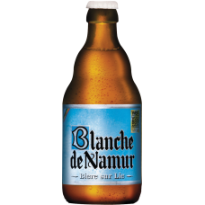 Пивной напиток БЛАНШ ДЕ НАМУР нефильтр. 0,33 х 24 ст.бут. алк.4,5 %/ Blanche de Namur