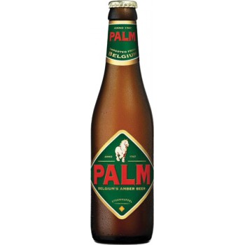 Пиво ПАЛМ темное фильтрованное пастеризованное 0,33 л. х 24 ст.бут. 5,2 % / PALM / Бельгия