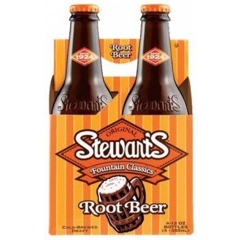 Напиток б/алк Stewart`s Root Beer 0,355 х 24 стекл.бут (США)