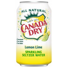 Напиток б/алк CANADA DRY LEMON LIME (лимон лайм) 0,355 х 8 ж/б (США)