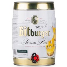 Пиво Битбургер /БОЧКА 5 л/ светлое 4,8 % Bitburger Германия.