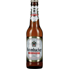 Пиво Кромбахер светлое б/алк. 0,33 x 24 бут. / Krombacher Pils, Германия.