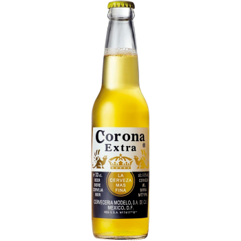 Пивной напиток Корона Экстра 0,355 x 24 ст.бут 4,5%/Corona Extra, Мексика.