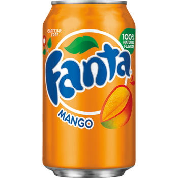 Напиток б/алк. Фанта Манго 0,355 х 12 ж/б / Fanta Mango, США.