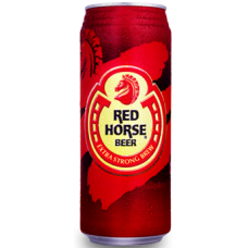Пиво светлое фильтрованное RED HORSE 0,5x24 БАНКА 8.0%