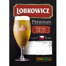 Пиво Лобковиц Премиум светлое фильтр. пастериз. 30л / ПЭТ-КЕГ тип S/ 4,7% / Lobkowicz Premium / Чехия