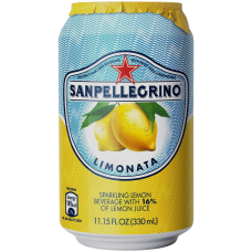 Напиток б/алк Сан Пеллегрино Лимон газ сокосодержащий (БАНКА) 0,33 x 24 ж/б /Sanpellegrino Limonata