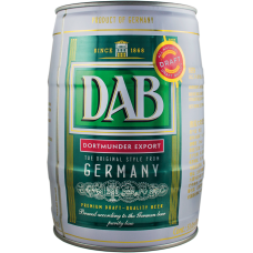 Пиво ДАБ Ориджинал 5,0% 5 л. х 1 БОЧКА 5,0%/ DAB Original, Германия.