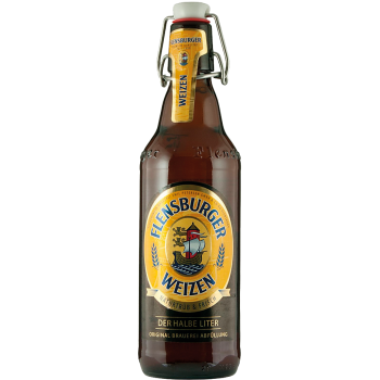 Пиво Фленсбургер Вайцен нефильтр. 5,1% 0,5 x 16 бут.