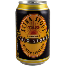 Пиво Трио Брувериж Экстра стаут тёмное 7,2 % 0,33*24 БАНКА