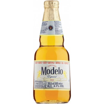 Пивной напиток Модело Эспециал 4,5% 0,355x24 ст.бут. / Modelo Especial