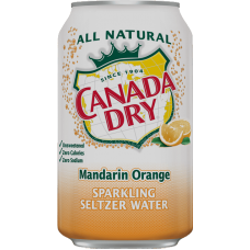 Напиток б/алк CANADA DRY Mandarin/Orange (мандарин/апельсин) 0,355 х 12, ж/б (США)