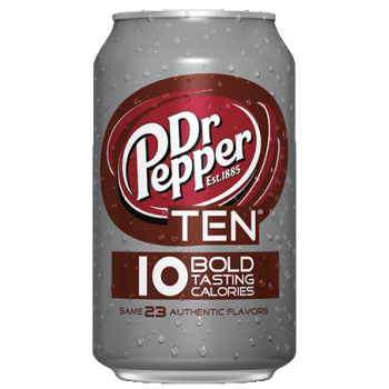 Напиток б/алк Доктор Пеппер ТЕН 0,355 x 12 ж/б / Dr. Pepper TEN (США)