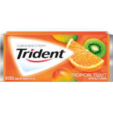 Жев. резинка Trident Tropical Twist 1 x 12 шт. (блок) / США
