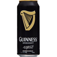 Пиво Гиннесс Драфт 4,1% 0,44 x 24 ж/банка/Guinness