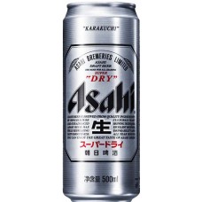 Пиво Asahi Super Dry (Асахи Супер Драй) светлое фильтрованное пастеризованное 0,5 л х 24 Ж/Б