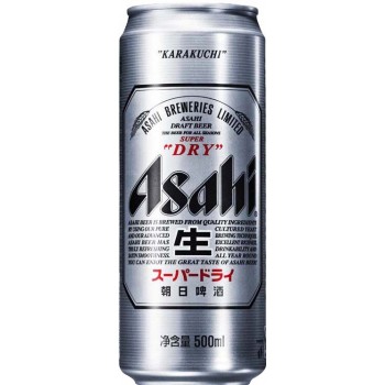 Пиво Asahi Super Dry (Асахи Супер Драй) светлое фильтрованное пастеризованное 0,5 л х 24 Ж/Б