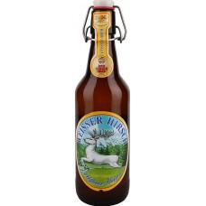 Пиво Хиршебрауерай "WEISSER HIRSCH" (Белый олень) светлое пшеничное 0,5 x 20 бут.