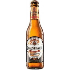 Пиво Clausthaler Unfiltered Non-Alcoholic (Клаусталер нефильтрованное безалкогольное) светлое 0.33 л x 24 ст.бут.