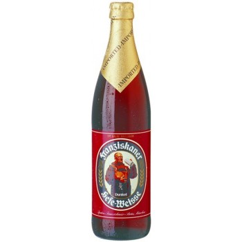 Пиво Franziskaner Hefe-Weisse Dunkel (Францисканер Хефе-вайс Дункель) 0.5 л х 20 ст.бут.