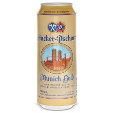 Пиво Hacker-Pshorr Munich Gold (Хакер Пшор Мюних Голд) 0,5 л x 24 ж/б 