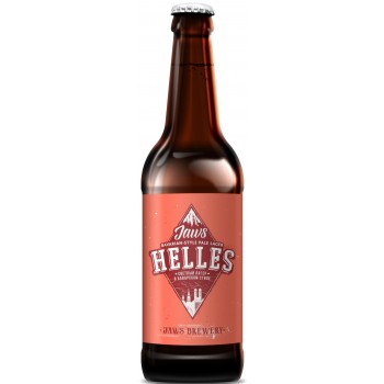 Пиво Jaws HELLES (Джоус Мюних Хеллес) светлое фильтрованное 0,5 л x 20 ст.бут.