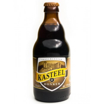 Пиво Van Honsebrouck Kasteel Donker (Ван Хонзебрук Кастил Донкер) пастеризованное нефильтрованное темное 0,33 л х 24 ст.бут. 