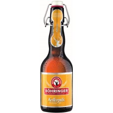 Пиво BOHRINGER Kellerpils (Бохрингер Келлерпилс) светлое 0.33 х 20 ст.бут. алк. 4.8%
